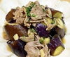 元気になる 茄子と豚肉のポン酢炒め「元気になる 茄子と豚肉のポン酢炒め「米津町で腸活ランチが食べられる古民家カフェ」