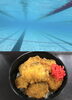 「8月11日火曜日は、『ガンバレの日』です。本日のおすすめmenu✨ぶりかつ丼……680円(7枚入)です。」