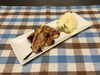 焼きいちじく　バニラアイス添え「デザートメニュー」
