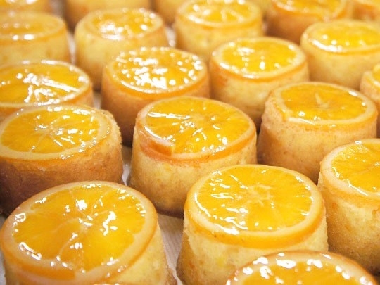 「「瀬戸内芳醇オレンジケーキ小丸」が岡山天満屋さんでお買い求めいただけます。」