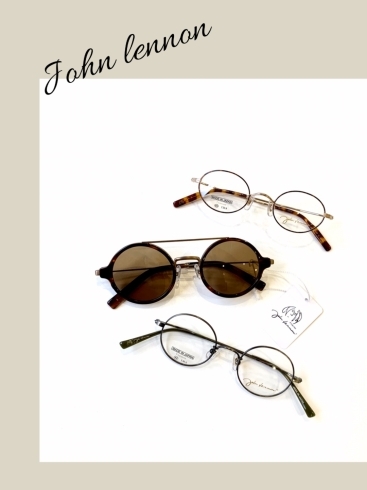 丸型で定番で人気のジョンレノン「John Lennon 飽きない定番デザイン　出雲市のメガネのスペシャリスト認定眼鏡士在籍店メガネ21」