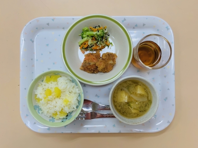 「今日の給食（谷史季保育園）9月2日」