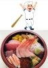 「9月3日木曜日『ホームラン記念日』です。本日のおすすめmenu✨上ちらし……1,750円(鮪中トロ、鮪赤身、鱸、鰤、蟹、穴子、いくら、南蛮海老)です。漁協の食堂でお魚ランチいかがでしょうか？」