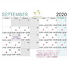「9月のスケジュールです。」