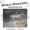 「芸術の秋をさきどり！躍動する図鑑のような魚たちや立体アートの作品が並ぶ絵画展です」