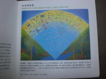 「生命誌絵巻」<br>JT生命誌記念館のパンプレットより