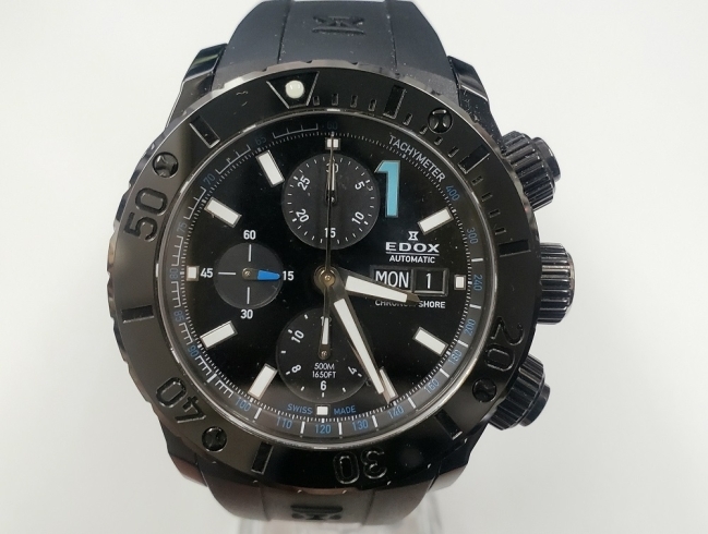 EDOX エドックス クロノオフショア1「EDOX エドックス クロノオフショア1  買取専門　おたからや　大神宮下駅本店　船橋　津田沼　千葉」