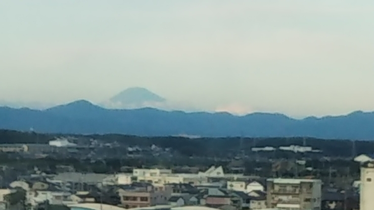 「富士山が見えました♪」