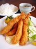 「オススメのエビフライランチ！」