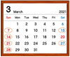 3月の定休日「3月の定休日」