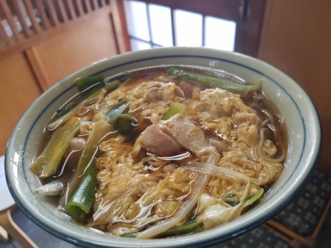 親子南蛮そば(うどん)「卵と鳥のオヤコラボレーション！！」