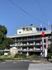 舞鶴市役所　懸垂幕「10月7日は「舞鶴引き揚げの日」！ぜひ、覚えてくださいね！！」