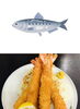 「10月4日日曜日『イワシの日』です。本日のおすすめmenu✨揚げたてサックサクのプリプリ・えびフライ定食……950円……4本入です。漁協の食堂でお魚ランチはいかがでしょうか？OPEN.am.11:00~」