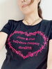 黒Tシャツ「わーい出来上がったよー」