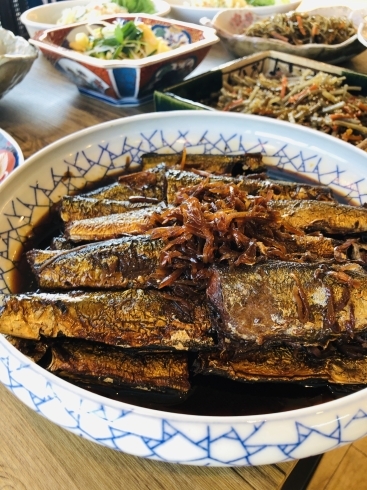 「秋の味覚～「柚花菜」の秋刀魚生姜甘煮～」