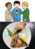 「10月6日火曜日『国際協力の日』です。本日のおすすめmenu✨焼魚定食……850円……ブリカマの塩焼きです。漁協の食堂でブリカマランチはいかがでしょうか？OPEN:am.11:00~」