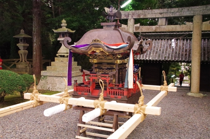 昨年約６０年ぶりとなる神輿巡行が復活した「【令和二年秋季大祭】特別な神札とご饌米」