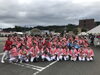 演舞後みんなで「緋勇陣　前沢秋まつり大盛況でした！」