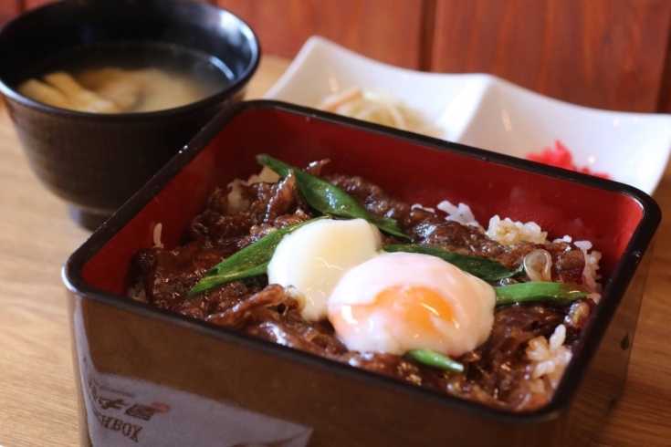 「長州ながと和牛の「すき焼き重」で決まり！」