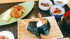 「10/19～の週替わりランチは天むす定食♪パンプキンプリンつき！ハロウィン期間中のお楽しみ企画です。是非ご賞味くださいませ！」