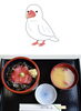 「10月24日土曜日『文鳥の日』です。本日のおすすめmenuは✨鉄火丼……1,100円……漁協の食堂で鮪ランチはいかがでしょうか？」