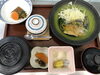「今日はサバの唐揚げ餡かけです」