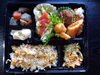 レディース弁当:500円「今日の日替わりレディース弁当500円です。」