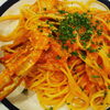 「ワタリガニのトマトクリームパスタサービスデー❗️」