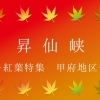 昇仙峡　紅葉スポット甲府エリア