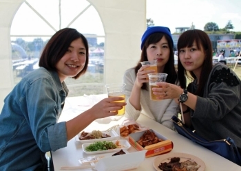 神奈川や都内から参加のオシャレな女性3人組