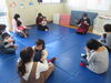 手遊びで「はじまるよ～」「子育て講座「絵本選び・お話し会」がありました。」