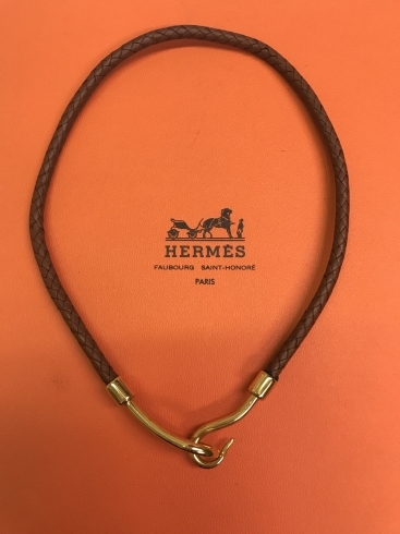 「HERMES エルメス  ネックレス　ジャンボチョーカー　横浜鶴屋町の買取専門店「おたからや　横浜本店」　電話相談無料＆査定無料」