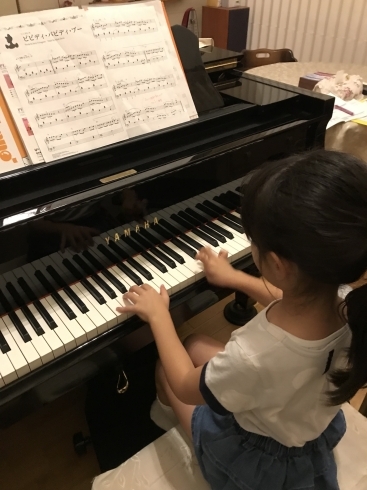「日々の練習奮闘中（伊奈町 ピアノ  バイオリン 教室)」