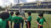 試合前の子供たちの表情です。「全ての力を出し切った子供たち」