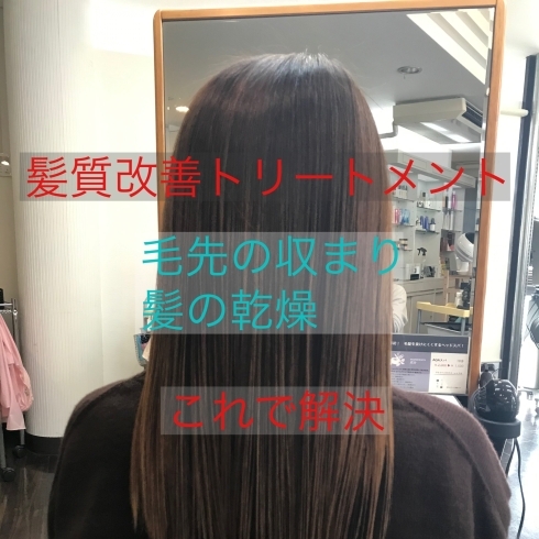 髪質改善トリートメント「髪質改善トリートメント【髪質改善は京都市西京区のヘアサロン、フレールにお任せ下さい】」
