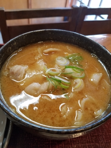 肉味噌うどん「肉味噌うどんで暖まりませんか？」