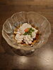 白子ぽん酢　800円「白子、かにはいかがですか」