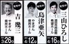 吉幾三 3 26 島津亜矢 4 12 三山ひろし 4 16 コンサートチケット発売中 合同会社 ハピネスのニュース まいぷれ 長井 西置賜