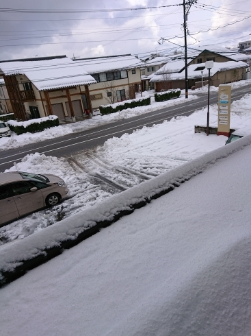 除雪完了「駐車場除雪」