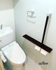１面アクセントクロスにしています「トイレ内装事例特集！【船橋市  北習志野駅徒歩7分 壁紙専門店が行うリフォーム会社】」