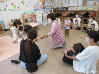 透明な筒のトンネルにボールを入れたら…ころころころ！