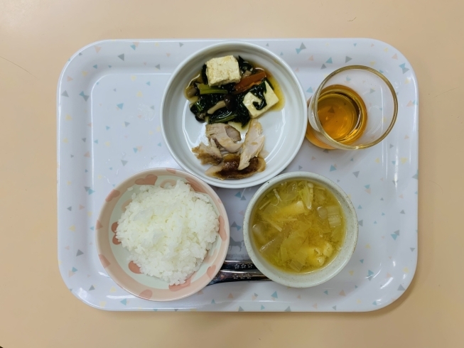 「今日の給食(谷史季保育園) 12月24日」