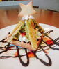 クリスマスツリーワッフル！「【西条市丹原町来見】Sweets Cafe Mama's Licht（ママズリヒト）さんの12月限定ワッフル！」