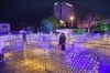 「東舞鶴市街地にLED迷路」