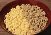 麹　鳥そぼろ二色丼「元気になる 鳥そぼろ二色丼｜米津町で腸活ランチが食べられる古民家カフェ」