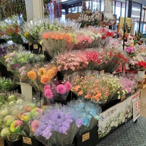 たくさんの洋花「【はなやホック皆生店】たくさんの切り花とセット花」