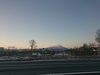 盛岡市　夕顔瀬橋から見た岩手山「遅くなりましたが。。。」