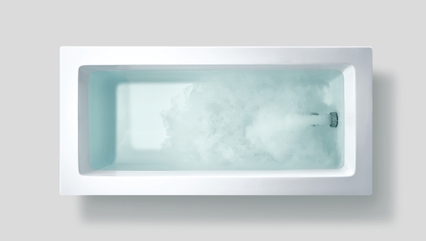 マイクロバブルの泡がリラクゼーション効果「お風呂でリラックスタイム」