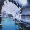 大露天風呂　大気の湯「雪のアーチの向こう側に。」