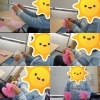 「お花紙で綺麗な花を作りました♪」
